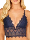 Cosabella Allure Cropped Lace Cami In Navy