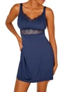 Cosabella Allure Curvy Chemise In Navy