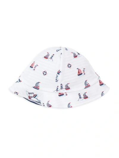 Kissy Kissy Baby's Magic Sails Reversible Sunhat In Neutral