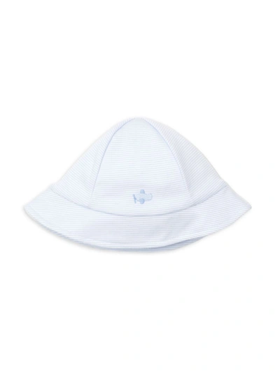 Kissy Kissy Baby Boy's Classic Treasures Blue Stripe Bucket Hat In Light Blue