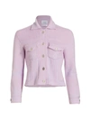 BARRIE EMILY IN PARIS CROPPED CASHMERE JACKET