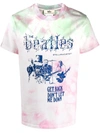 Stella Mccartney The Beatles Get Back T-shirt Aus Baumwoll-jersey Mit Print Und Batikmuster In Multicolour