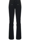 Perfect Moment Aurora Flared Stretch-shell Ski Trousers In Black