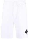 Dsquared2 Logo-print Track Shorts In White