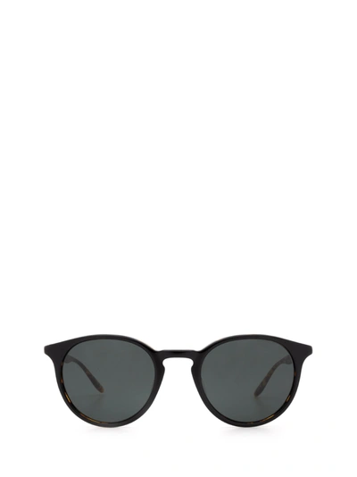 Barton Perreira Bp0031 Black &amp; Havana Sunglasses In Bat/vgy