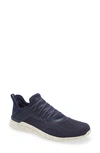 Apl Athletic Propulsion Labs Techloom Tracer Knit Training Shoe In Navy/ Navy/ White