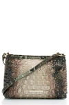 Brahmin Lorelei Croc Embossed Leather Shoulder Bag In Diamondback