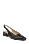 Naturalizer Lesley Slingback Pump In Black Leather 2