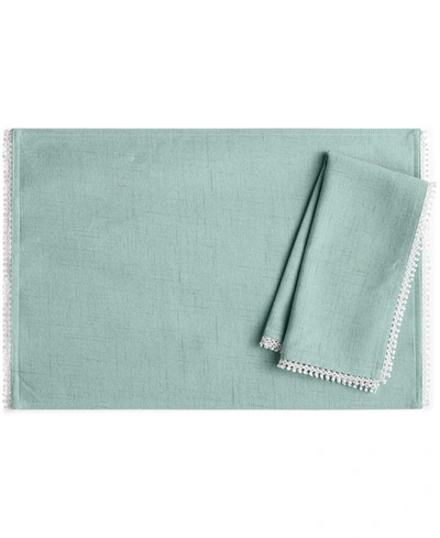 Lenox French Perle 19" X 19" Napkin In Ice Blue