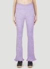 PACO RABANNE PACO RABANNE RIBBED KNIT PANTS