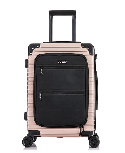 Dukap Tour Lightweight Luggage, 20'' In Open White