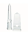 GLOBAL VIEWS CRYSTAL OBELISK TALL