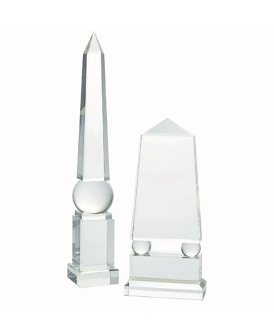 Global Views Tall Crystal Obelisk