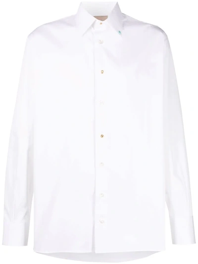 Federico Curradi Jewel-embellished Cotton Shirt In White