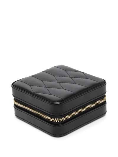 Wolf Caroline Quilted Travel Case In Black