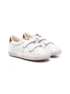 Pèpè Logo Touch-strap Sneakers In White