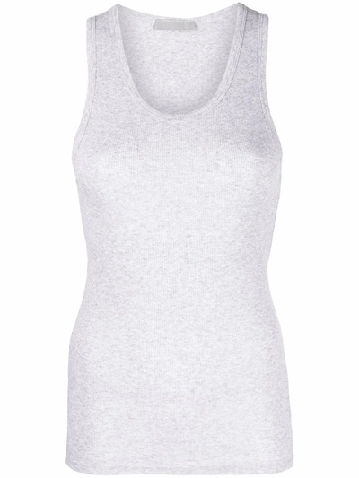 Wardrobe.nyc Scoop-neck Cotton Vest In Grey