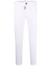 DSQUARED2 MID-RISE STRAIGHT-LEG TROUSERS