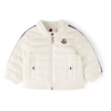 MONCLER BABY OFF-WHITE DOWN ANDERM BIKER JACKET