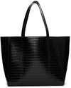 ANINE BING BLACK CROCO TOTE