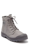 Palladium Pampa Lug Sole Hiker Boot In Titanium