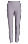 Alo Yoga Airlift High Waist Midi Leggings In Purple Dusk