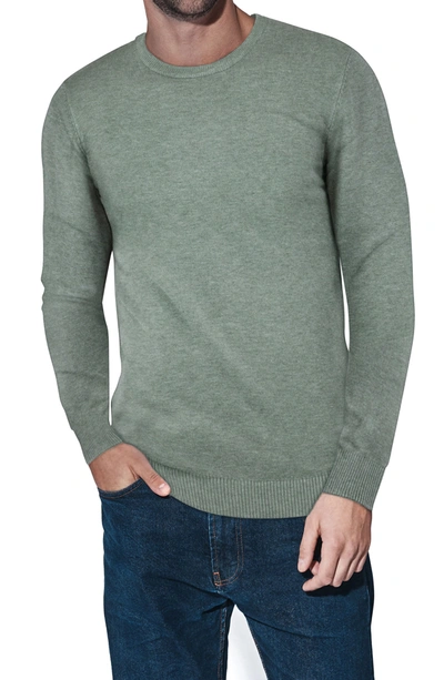 X-ray Crew Neck Knit Sweater In Sage