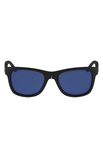 Lacoste 55mm Retro Frame Sunglasses In Mat Black
