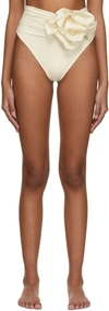 Magda Butrym Swim Bottom 05 Beachwear In Beige Polyamide In Cream