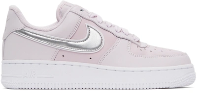 Nike Air Force 1 '07 Essential W Sneakers In Venice/metallic Silver-purple