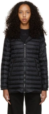 Moncler Ments Hooded Quilted Shell Down Jacket In 999 Black