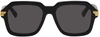 BOTTEGA VENETA BLACK SHINY UNAPOLOGETIC SUNGLASSES