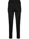 Moschino Black Double Question Logo Track Pants In Schwarz