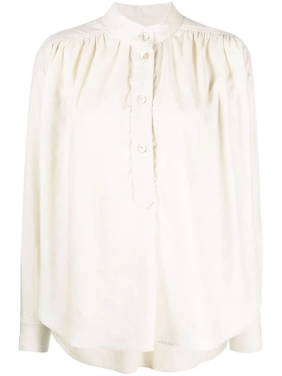 Isabel Marant Étoile Plain Long-sleeve Shirt In Nude