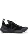 Rick Owens X Veja Runner Style V-knit Low-top Sneakers In Black