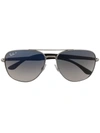 Ray Ban Square-frame Sunglasses In Silver