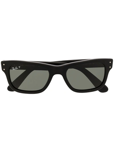 Ray Ban Mr Burbank Rectangular-frame Sunglasses In Black