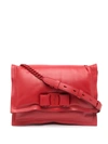 FERRAGAMO SALVATORE FERRAGAMO WOMEN'S RED LEATHER SHOULDER BAG,741272 UNI