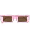 Jacquemus Les Lunettes Soleil Acetate Sunglasses In Pink