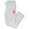 CONCEPTS SPORT CONCEPTS SPORT WHITE/NAVY ST. LOUIS CARDINALS BIG & TALL PINSTRIPE SLEEP trousers