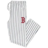 CONCEPTS SPORT CONCEPTS SPORT WHITE/NAVY BOSTON RED SOX BIG & TALL PINSTRIPE SLEEP PANTS