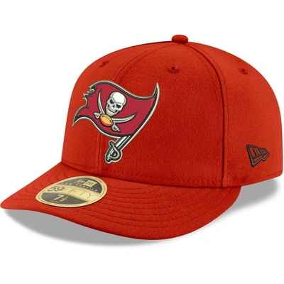 New Era Men's Red Tampa Bay Buccaneers Omaha Low Profile 59fifty Fitted Team Hat