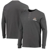 Dunbrooke Men's  Heathered Gray Chicago Bears Logo Maverick Thermal Henley Long Sleeve T-shirt In Heather Gray