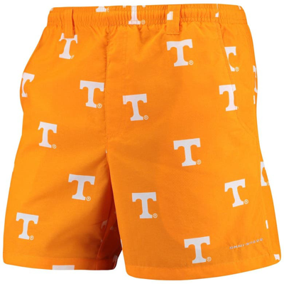 Columbia Men's Tennessee Orange Tennessee Volunteers Backcast Ii Omni-shade Hybrid Shorts