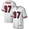 MITCHELL & NESS MITCHELL & NESS BRYANT YOUNG WHITE SAN FRANCISCO 49ERS LEGACY REPLICA JERSEY