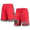 Pro Standard Men's Red Houston Rockets Chenille Shorts In Red