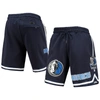 Pro Standard Men's Navy Dallas Mavericks Chenille Shorts In Navy