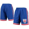 Mitchell & Ness Men's  Blue New Jersey Nets Hardwood Classics Primary Logo Swingman Shorts In Blue