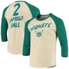 FANATICS FANATICS BRANDED LAMELO BALL CREAM CHARLOTTE HORNETS NBA 3/4-SLEEVE RAGLAN T-SHIRT