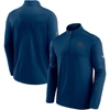 Fanatics Men's Deep Sea Blue Seattle Kraken Authentic Pro Travel And Training Quarter-zip Jacket In Navy